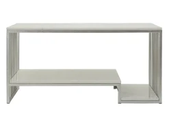Mesa de Centro VKH790, Prata, 90x45x60 cm, Kendra Home