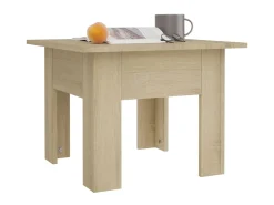 Mesa de centro 55x55x42 cm aglomerado cor carvalho sonoma PT680789
