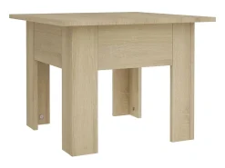 Mesa de centro 55x55x42 cm aglomerado cor carvalho sonoma PT680789