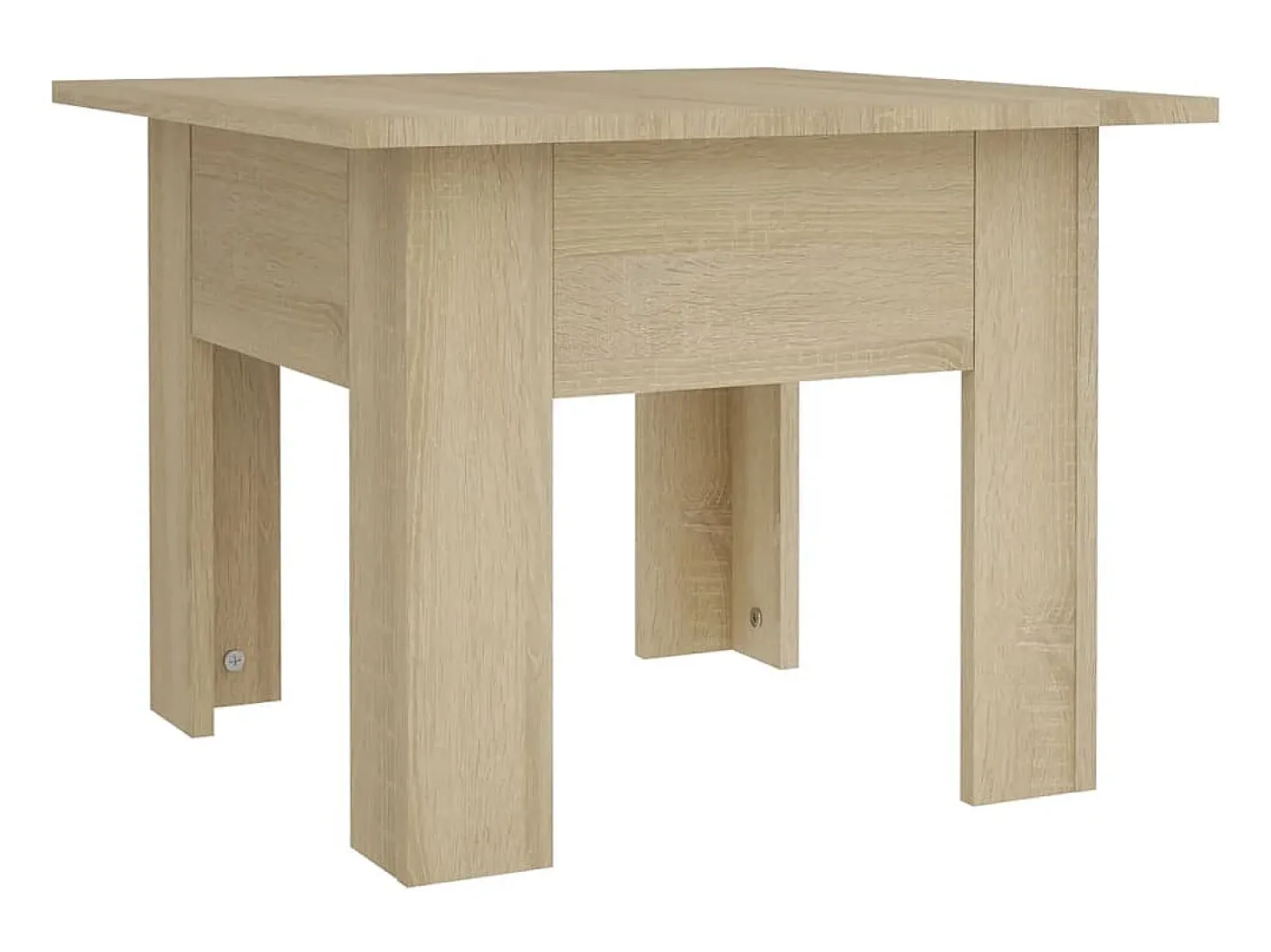 Mesa de centro 55x55x42 cm aglomerado cor carvalho sonoma PT680789