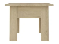 Mesa de centro 55x55x42 cm aglomerado cor carvalho sonoma PT680789