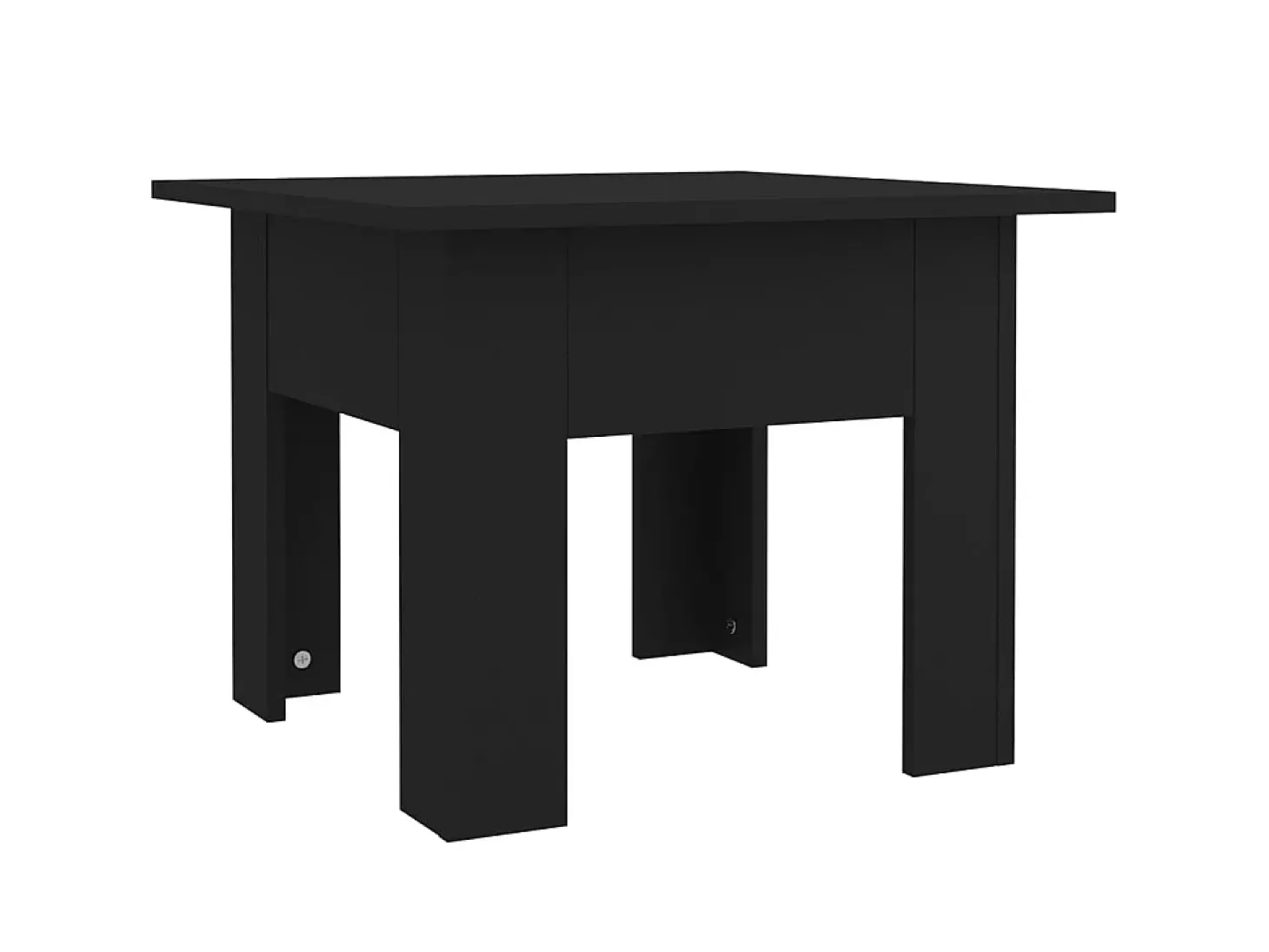 Mesa de centro 55x55x42 cm aglomerado preto PT747877