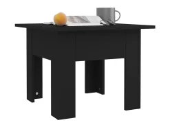 Mesa de centro 55x55x42 cm aglomerado preto PT747877