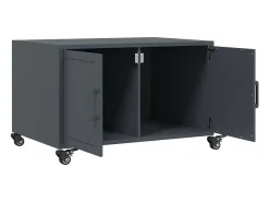 Mesa de centro 68x50x43,5 cm aço antracite