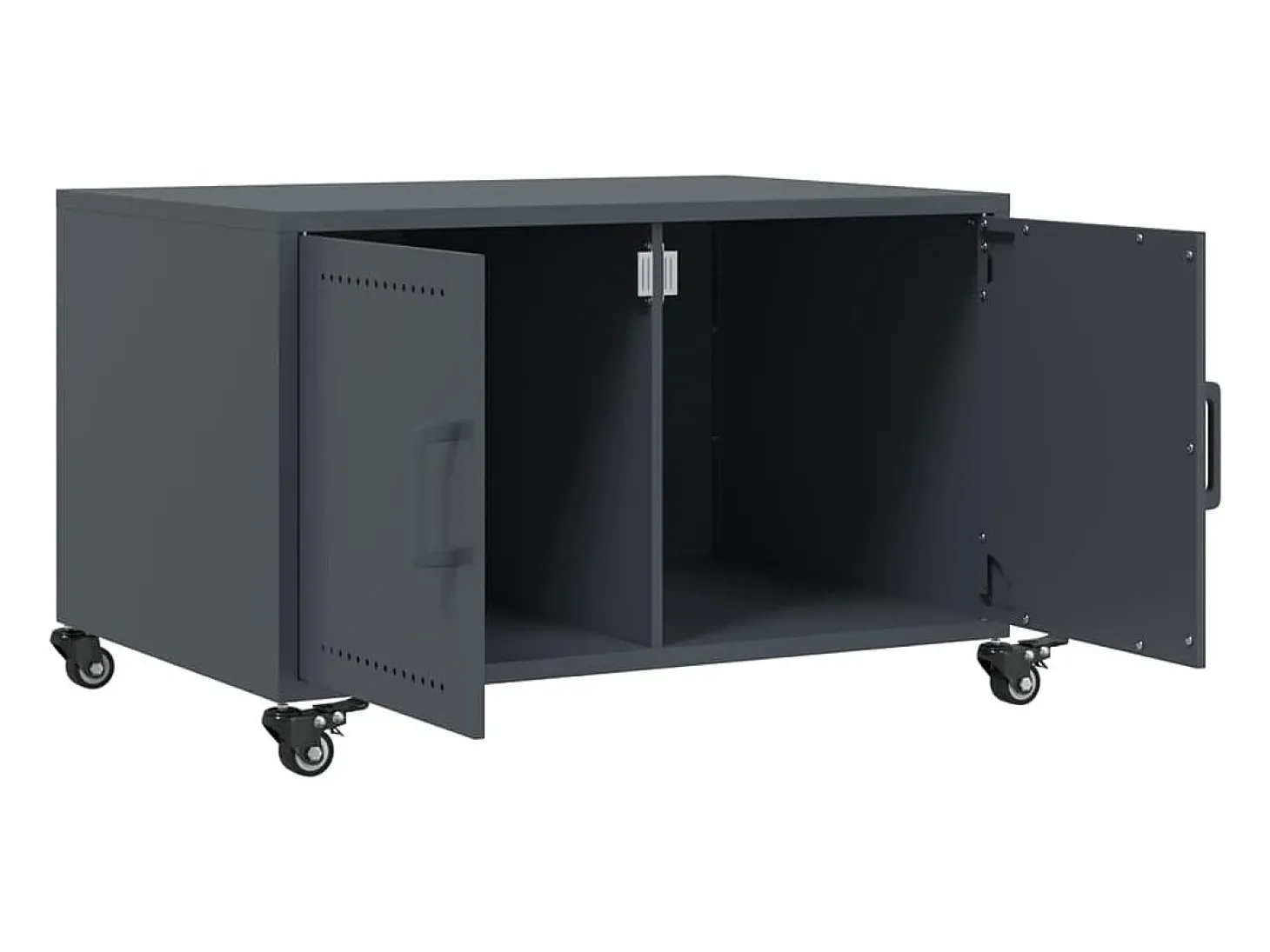 Mesa de centro 68x50x43,5 cm aço antracite