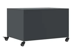 Mesa de centro 68x50x43,5 cm aço antracite