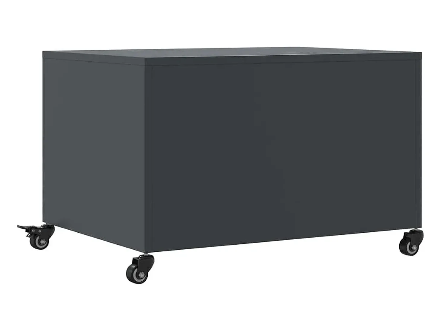 Mesa de centro 68x50x43,5 cm aço antracite