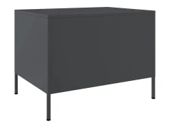 Mesa de centro 68x50x50,5 cm aço antracite