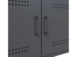 Mesa de centro 68x50x50,5 cm aço antracite