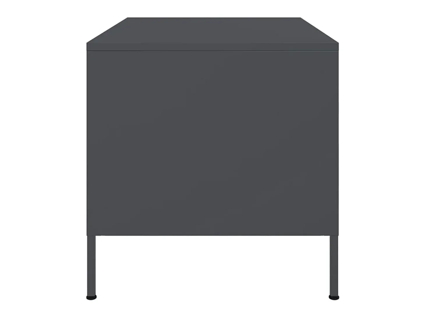 Mesa de centro 68x50x50,5 cm aço antracite