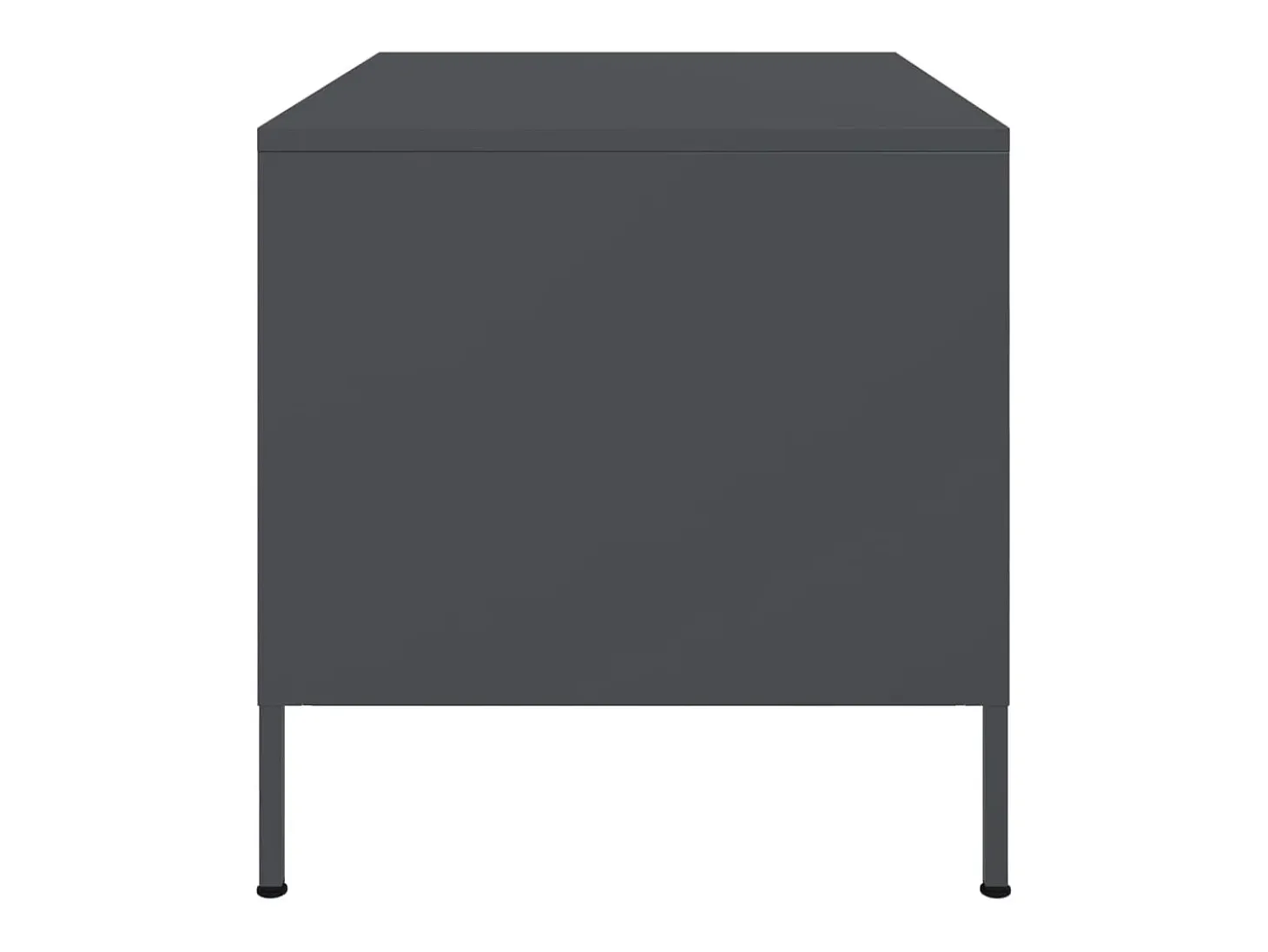 Mesa de centro 68x50x50,5 cm aço antracite