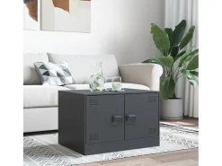 Mesa de centro 67x50x44 cm aço antracite PT998462