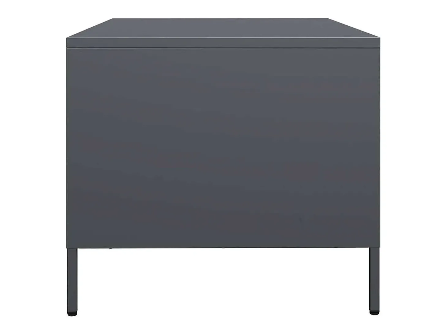 Mesa de centro 101,5x50x43,5 cm aço laminado a frio antracite