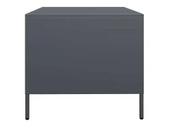 Mesa de centro 68,5x50x43,5 cm aço laminado a frio antracite