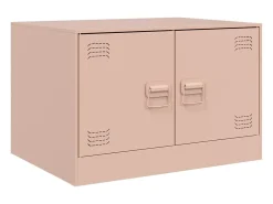 Mesa de centro 67x50x44 cm aço rosa PT570108