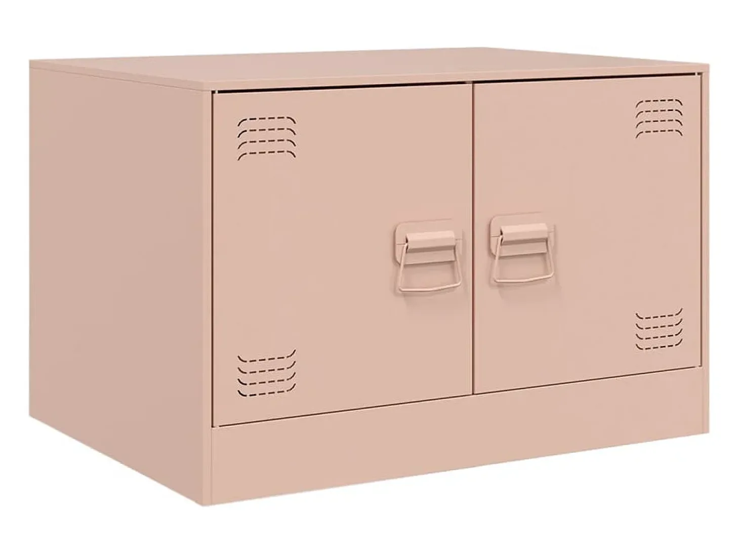 Mesa de centro 67x50x44 cm aço rosa PT570108