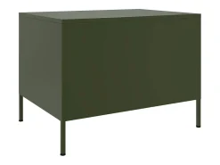 Mesa de centro 68x50x50,5 cm aço verde azeitona