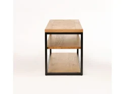 Mesa de Centro 116x45x37 cm carvalho natural indus in25-0