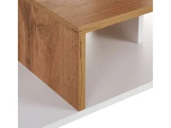 Mesa de Centro 90x41x50 cm Carvalho Branco