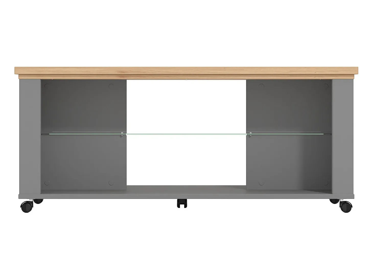 Mesa de Centro 114,5x49x50,5 cm Cinza