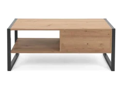 Mesa de Centro 100x40x55 cm Cinza Natural
