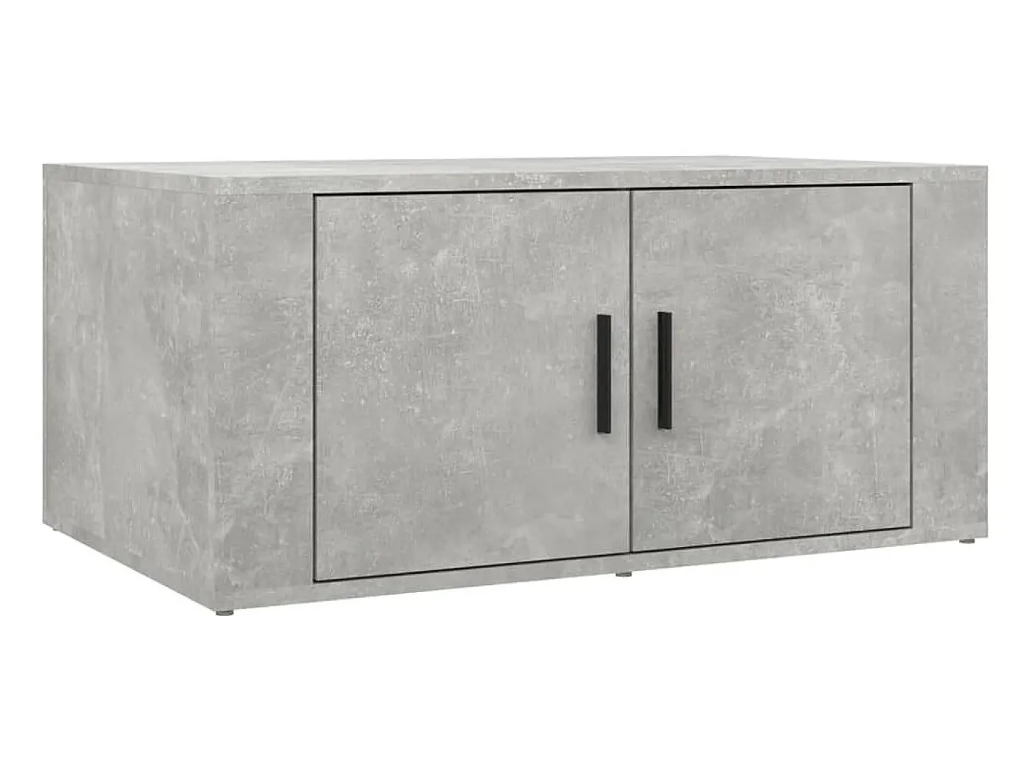 Mesa de centro 80x50x36 cm derivados madeira cinzento cimento PT782063