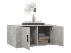Mesa de centro 80x50x36 cm derivados madeira cinzento cimento PT782063