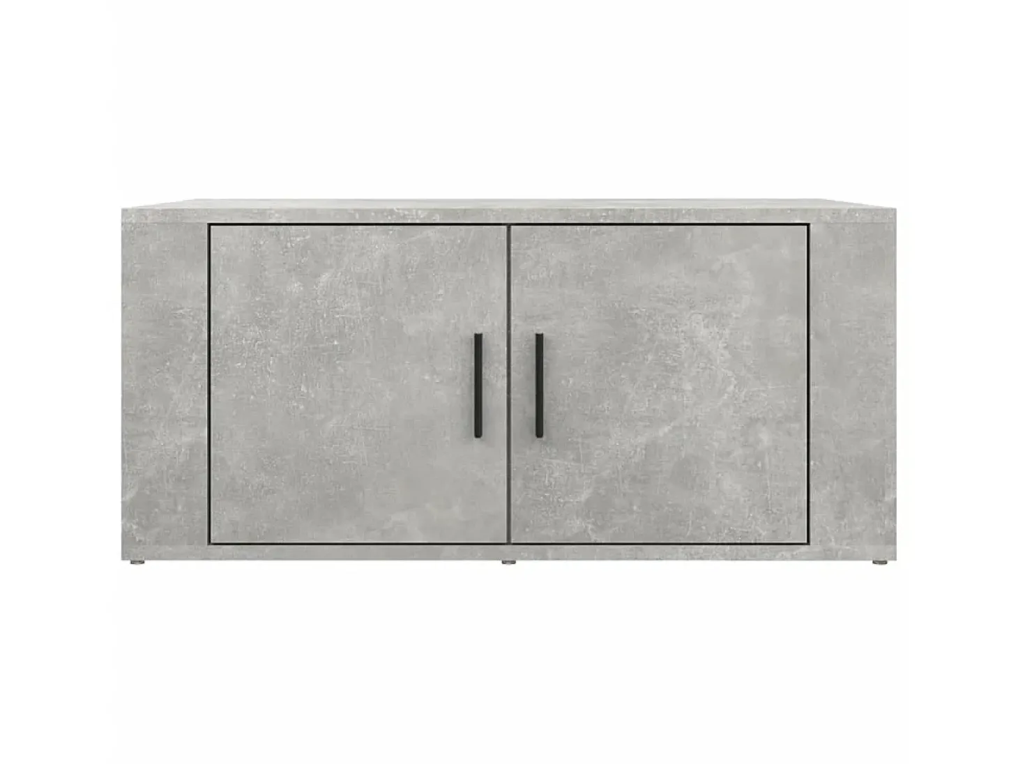 Mesa de centro 80x50x36 cm derivados madeira cinzento cimento PT782063