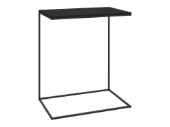 Mesa de centro 55x35x66 cm derivados de madeira preto