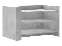 Mesa de centro 80x50x50 cm derivados de madeira cinza cimento PT552600