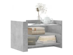 Mesa de centro 80x50x50 cm derivados de madeira cinza cimento PT552600