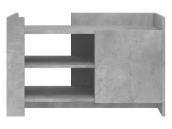 Mesa de centro 80x50x50 cm derivados de madeira cinza cimento PT877214
