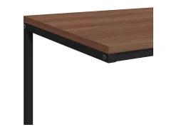 Mesa de centro 55x35x66 cm derivados de madeira preto