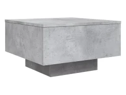 Mesa de centro 55x55x31 cm derivados de madeira cinza-cimento