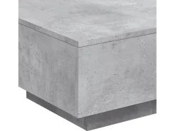 Mesa de centro 55x55x31 cm derivados de madeira cinza-cimento