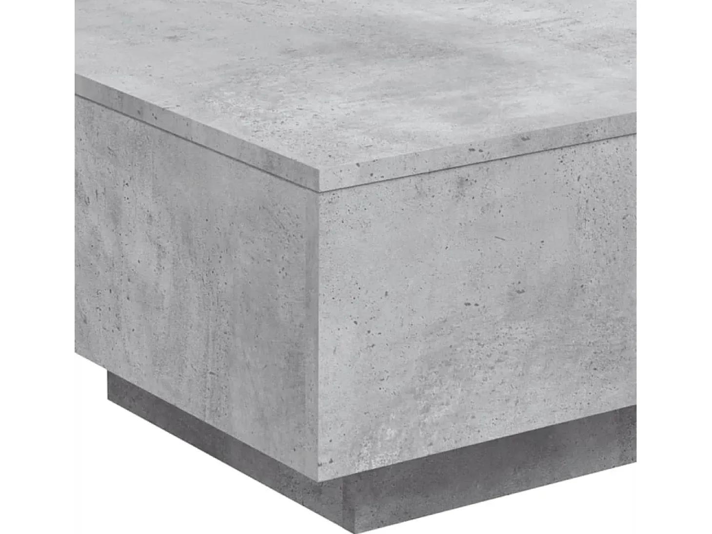 Mesa de centro 55x55x31 cm derivados de madeira cinza-cimento