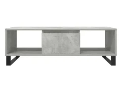 Mesa de centro 104x60x35 cm derivados madeira cinzento cimento