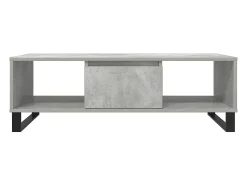 Mesa de centro 104x60x35 cm derivados madeira cinzento cimento
