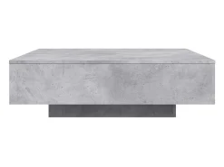 Mesa de centro 100x100x31 cm derivados de madeira cinza-cimento