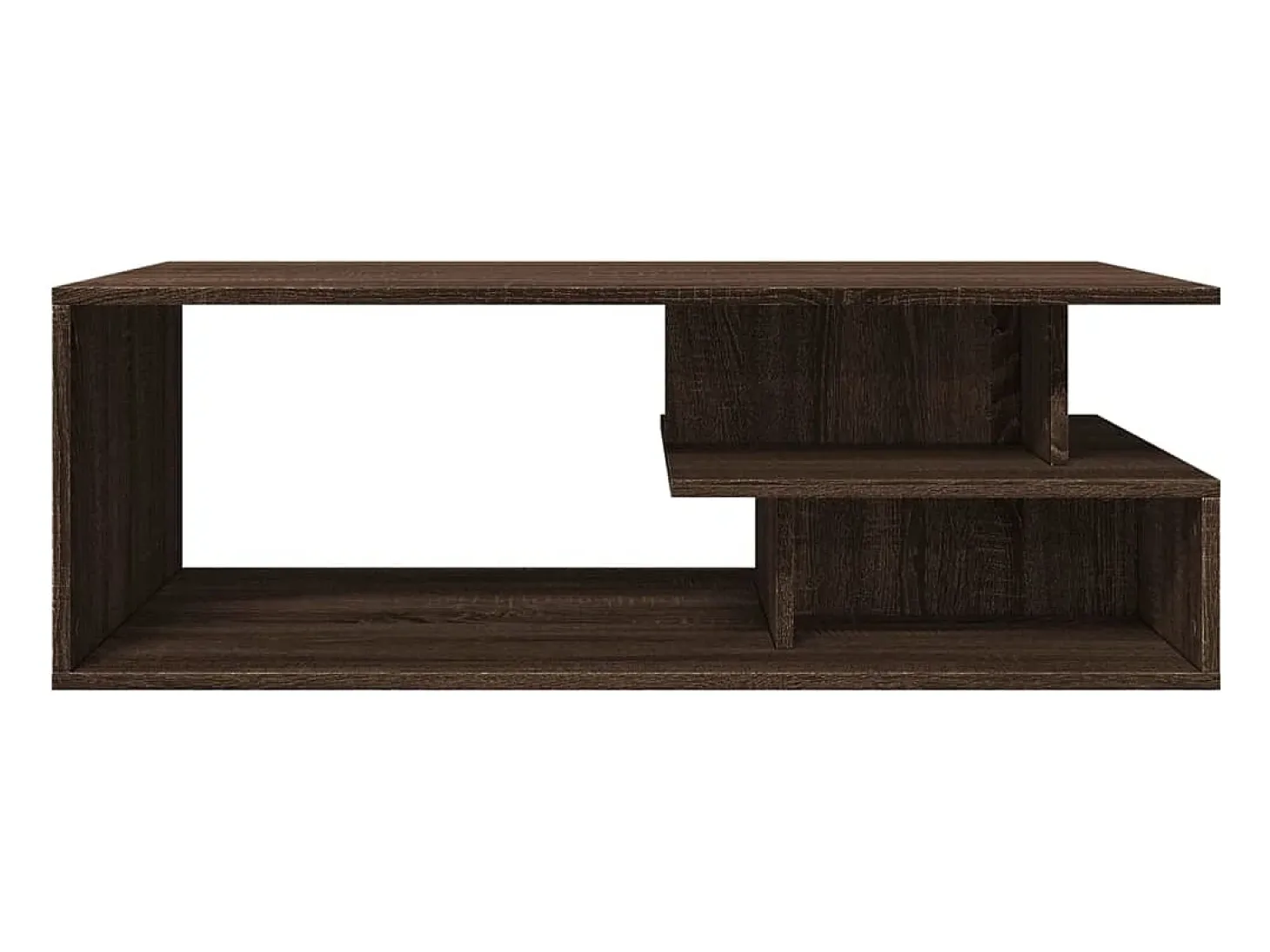 Mesa de centro 102x55x35 cm derivados madeira carvalho castanho PT338919