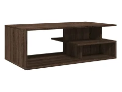 Mesa de centro 102x55x35 cm derivados madeira carvalho castanho PT338919