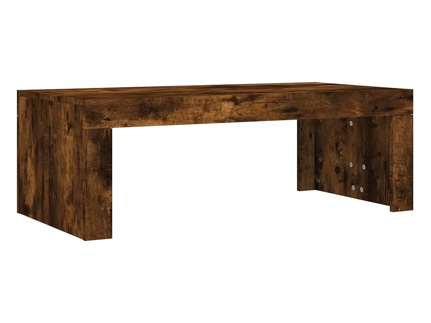 Mesa de centro 102x50x36 cm madeira processada carvalho fumado