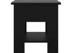 Mesa de centro 40x40x42 cm madeira processada preto PT653938