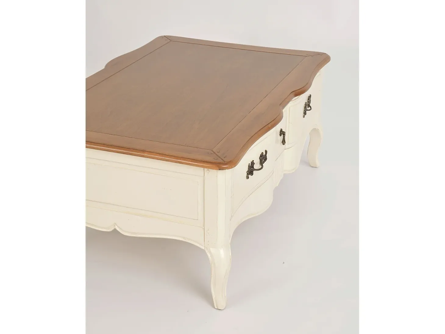 Mesa de centro 122x49x80 cm marfim Verona VE809