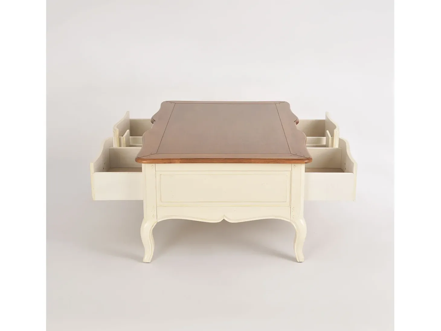 Mesa de centro 122x49x80 cm marfim Verona VE809