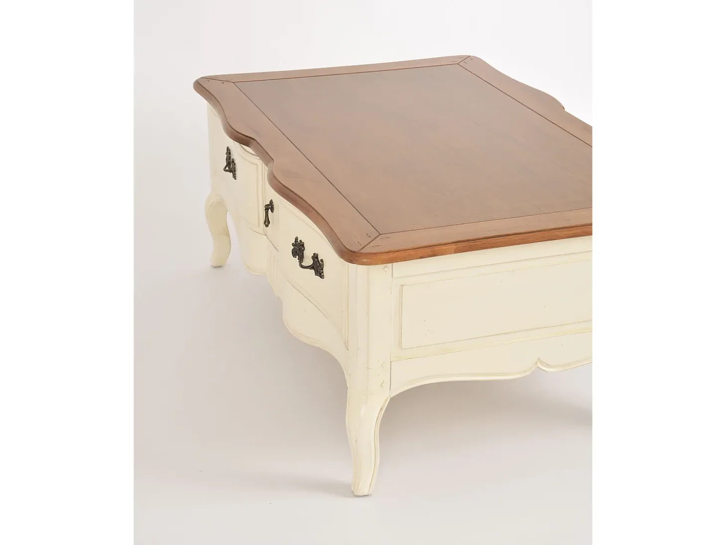 Mesa de centro 122x49x80 cm marfim Verona VE809