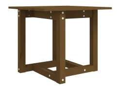 Mesa de centro 50x50x45 cm pinho maciço castanho mel PT712110