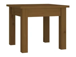 Mesa de centro 35x35x30 cm pinho maciço castanho mel PT382660