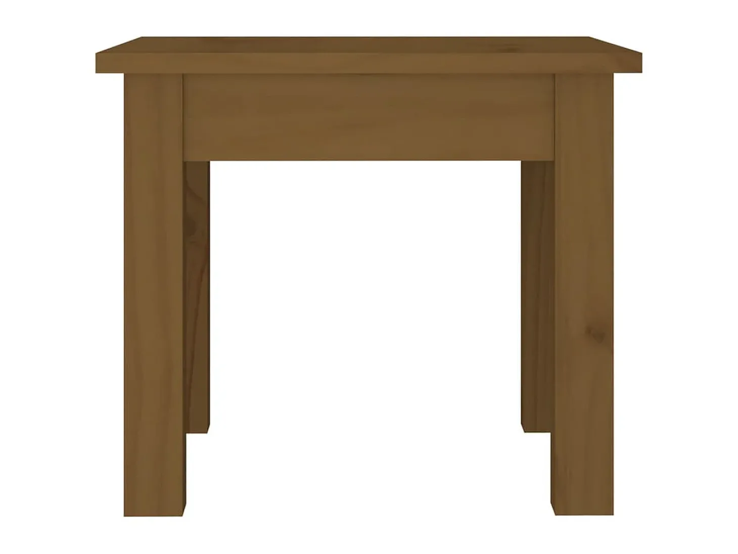 Mesa de centro 35x35x30 cm pinho maciço castanho mel PT382660