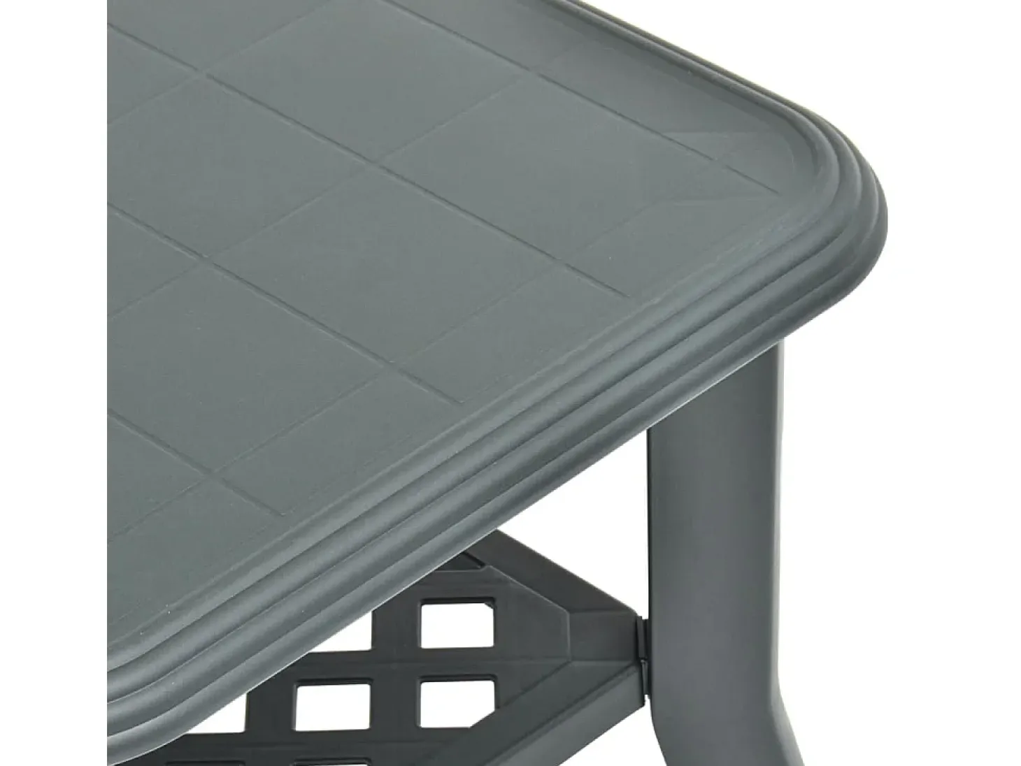 Mesa de centro 90x60x46 cm plástico verde